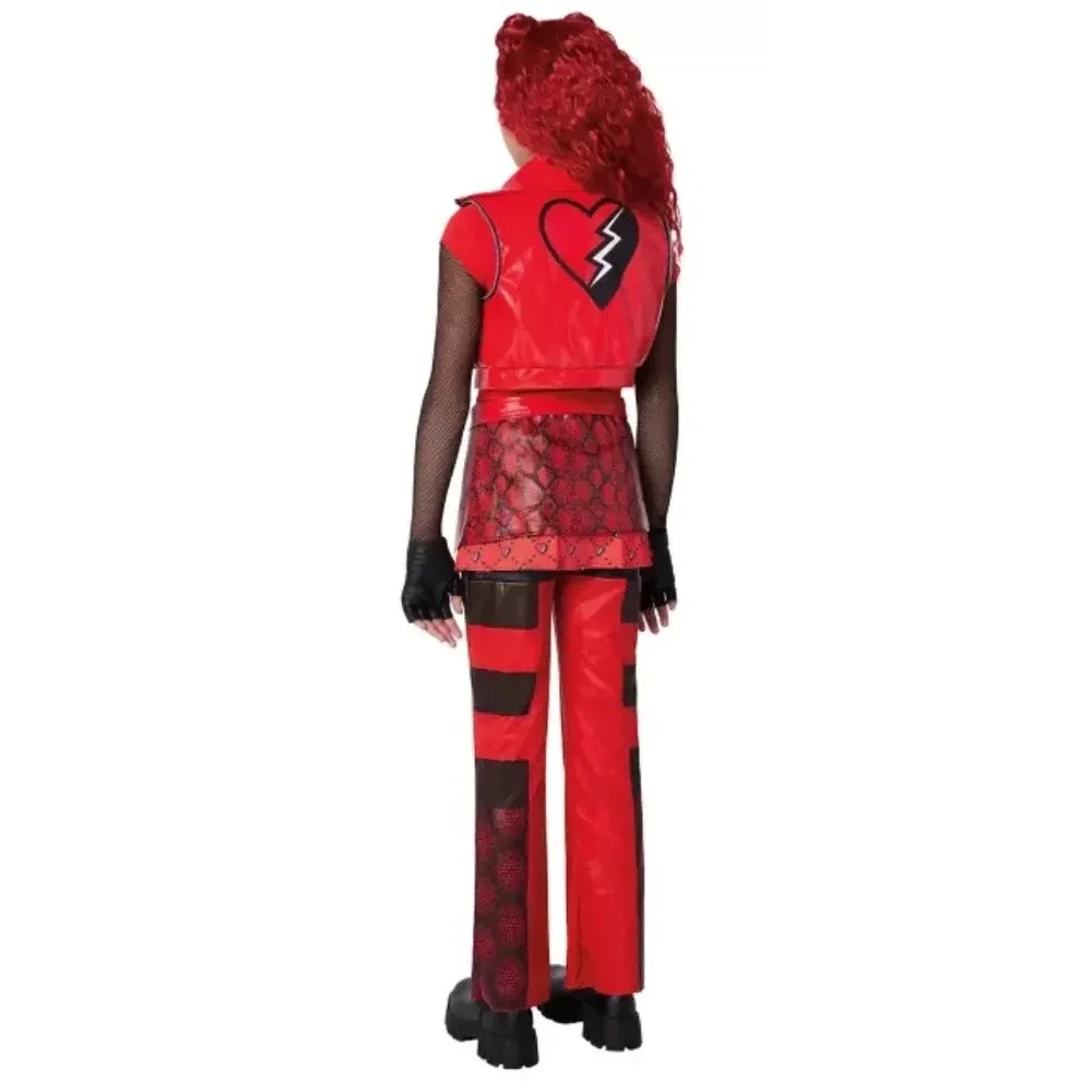 NWT Descendants The Rise of Red Kids Red Deluxe Jumpsuit Costume  Child L 12-14